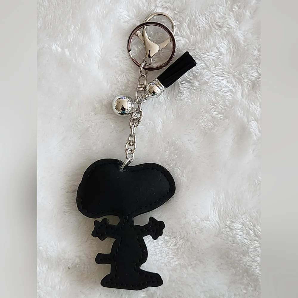 Snoopy Rhinestone Keychain Bag Charm